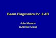 Beam Diagnostics for JLABhallaweb.jlab.org/equipment/BCM/BCMs_and_BPMs_training... · 2013-07-29 · Cavity BCM Cavity BPM (1mm offset) Beam Current, uA N o m i n a l R F O u t p