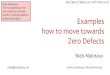 ’zero defects’ attitude Examples how to move …...Malotaux - Zero Defects TestCon Vilnius 2018 - join Q&A at Slido.com with #test2018 What is Zero Defects • Zero Defects is