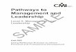 Pathways to Management and Leadership SAMPLE · 1.2 Evaluate the use of reflective practice in personal and professional development 1 1.3 Evaluate approaches to reflective practice
