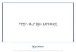 FIRST-HALF 2016 EARNINGS - Safran · 2016 Farnborough Airshow key takeaways 5 Safran / H1 2016 earnings / July 29, 2016 CFM leadership confirmed LEAP commercial success More than