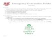 Emergency Evacuation Folder ... Emergency Evacuation Folder 2013-2014 Content: 1. Two copies of: Evacuation