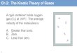 Ch 2: The Kinetic Theory of Gases - Madison Collegemadisoncollegephysics.net/224/02-03-04.pdf · 1 Ch 2: The Kinetic Theory of Gases A rigid container holds oxygen gas (O2) at 100ºC.The