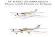 H-KING TL2000 Sports Plane with Floats or Wheels · 2019-09-12 · The H-King TL2000 EPO RC Plane (PnF) is a fun plane to fly and has both wheels and floats in the kit so you can