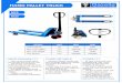 HAND PALLET TRUCK - Petra Mechatronics · 2017-08-06 · HAND PALLET TRUCK M25 MAINTAINABILITY • Hard chrome plated piston can prevent the truck from rust. • The design of Overload