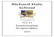 Richard Hale 2020-02-03آ  Richard Hale School DOCTRINA CVM VIRTVTE FOUNDED 1617 Year 11 Examination