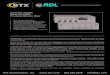 SERIES Model RU-MX4 Pro Audio Mic/Line Mixer RU-MX4 mixers may be rack mounted in a single rack unit