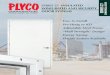 PLYCO Series 27 Door SERIES 27 INSULATED WIND RATED AND … · 2012-05-08 · PLYCO Series 27 Commercial Door The Plyco 27 Series pre-assembled door systems are carefully designed