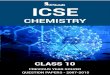 ICSE Board - KopyKitab · 2018-10-01 · ICSE Board Class X Chemistry Board Paper – 2015 Time: 2 hrs Max. Marks: 80 Answers to this Paper must be written on the paper provided separately