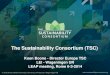 The Sustainability Consortium (TSC) · TSC Step 1. Each retailer gets completed KPIs & Questions from TSC Retailers Manufacturers Step 2. Each retailer emails questions to each manufacturer