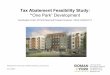 Tax Abatement Feasibility Study · LEX-LAZ request the building permit fees be waived. G+Y recommends the permit fees be reduced by at least 80% of the Town’s share of the permit