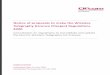 Consultation: Notice of proposals to make the Wireless ... · regulations that set out the sums and fees payable for Wireless Telegraphy Act 2006 (the WT Act) licences. In accordance