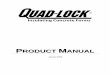 Product Manual - Quad-Lock Insulating Concrete Forms · 2015-07-20 · PRODUCT MANUAL II Welcome to Quad-Lock! The most versatile and highest quality Insulating Concrete Forming System