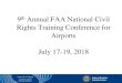 Rights Training Conference for Airports · Rights Training Conference for Airports July 17-19, 2018. Reporting. FAA ConnectSystem. Matchmaker. Presented by: Gene Roth, Team Lead,
