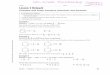 Highland Catholic School | Saint Paul, MN · NAME Lesson 1 Reteach Add and Subtract Decimals Example 1 Find the sum of 3.25 and 12.6. Estimate 3.25 + 12.6 3 + 13 or 16. 5 5— 3.12