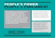 PEOPLE’S POWER PEOPLE’S PARLIAMENT · Women’s Legal Centre contributed to thinking through and analysing the participation case study, which Dee Smythe reviewed. Additional