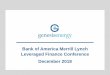 Bank of America Merrill Lynch Leveraged Finance Conference ... · compared to 27 as of 3Q 2014 • 2 drillships / semi-submersibles and 2 permanent spars with active drilling in Genesis