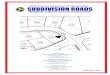 North Carolina Department of Transportation SUBDIVISION ROADS · B. Short Connecting Roads - These roads are normally one block long or extend on a block-by-block basis and have no
