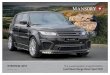 OVERVIEW 2019 The customization programme for Land Rover ...file.mansory.com/overview/Range_Rover_Sport_SVR/... · last update 04 / 2019 Land Rover Range Rover Sport SVR. THE MANSORY
