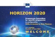 HORIZON 2020 · “support privatisation, restructuring and better municipal services to improve people’s lives” “encourage environmentally sound and sustainable development”