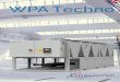 WPA Techno - Cosmotec · WPA Techno is a highly silenced unit, thanks to the adoption of acoustic insulations, specifically designed and placed in the compressor compartment (ISO