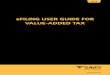 eFILING USER GUIDE FOR VALUE-ADDED TAX - Guide for V… · displayed in the guide should refer to the relevant legislation, or seek a formal opinion from a suitably qualified individual
