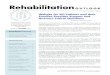 Rehabilitation - ACRM...2012/05/09  · Rehabilitation clinicians have a valuable online resource available for educating and supporting patients who have sustained spinal cord injury