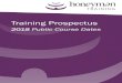 Training Prospectus - Honeyman Group › site_assets › files... · Honeyman’s unique position in the market as a holistic service, product and knowledge provider, is built on