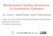 Model-based Quality Assurance of Automotive Software › jj › publications › papers › models08talk.pdf · Jan Jürjens et al.: Model-based Quality Assurance of Automotive Software