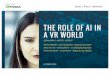THE ROLE OF AI IN A VR WORLD - NVIDIAon-demand.gputechconf.com/gtcdc/2018/pdf/dc8209-the-role...VIRTUAL REALITY AS THE INTERFACE Booz Allen Hamilton GTC DC 2018 16 TRAINING ROBOTS