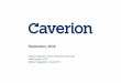 September, 2016 · o Maintpartner, BIS Production Partner (Bilfinger Industrial Services), Empower Company Presentation September 2016. Caverion Market outlook for Caverion’s business