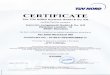 CERTIFICATE · CERTIFICATE The TÜv NORD Systems GmbH & co. KG certifies that the company Heinrich Jungeblodt GmbH & Co. KG Belecker Landstr. 19 59581 Warstein has been verified and
