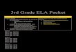 3rd Grade ELA Packet - Amazon Web Services€¦ · 3rd Grade ELA Packet Daily Scope of Work: Online Access: Students should: • Read the daily allottedminutes, jot, and fill out