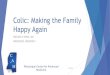 Colic: Making the Family Happy Again · Case: The cry baby Mississippi Center for Advanced Medicine 9/24/2019 4. ... Natural history of colic and crying time Harvey Karp Method: 5