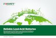 Reliable Lead-Acid Batteries - forbatt.co › wp-content › uploads › 2020 › 05 › ... · Mining Helmets Telecoms Emergency Lights Recreation Use Garage Door Motor Emergency