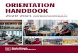 2020 - 2021 Orientation Handbook · Full-time fees for undergraduate students are calculated on 12 to . 16 semester hours. ... student’s undergraduate academic record, without regard