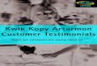 Kwik Kopy Artarmon Customer Testimonials · Nicci - Senior Customer Success Manager Great super quick service 14/08/2018 I recently ordered flyers over the phone and email with Kwik