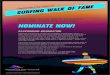 BACKGROUND INFORMATION - Randwick City Council · Surfing Walk of Fame at Maroubra Beach NOMINATE NOW! BACKGROUND INFORMATION Randwick City Council initiated the Australian Surfing