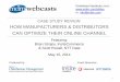 HOW MANUFACTURERS & DISTRIBUTORS CAN ......7 • 05/15/2014 • Webinar Presentation eCommerce is more than B2C … Type of Site Common Functions Corporate website Public corporate