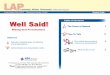Making Oral â€؛ Downloads â€؛ LAP-CO-025-Scolor Well Said.pdf PCOSP M BA esearch and Curriculum Centerآ®