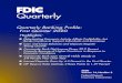 Quarterly Banking Profile: First Quarter 2020 · 2020-06-26 · QUARTERLY BANKING PROFILE FDIC QUARTERLY 3 Noncurrent Loan Rate Remains Stable at 0.93 Percent Noncurrent loan balances