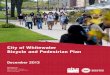 City of Whitewater Bicycle and Pedestrian Plan...to enjoy the outdoors on foot or on bike. The City of Whitewater Bicycle and Pedestrian Plan builds on efforts by the community to