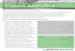 Claims analytics data sheet...Definitive Healthcare is the leading supplier of data on the U.S. healthcare provider market. Our platform offers the highest-quality and most comprehensive