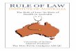 The Rule of Law: its State of Health in Australia · headed “The Rule of Law: its Nature and General Applications”. Although Dicey’s work appears chauvinistic, dated and sexist,