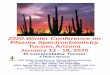 2020 Winter Conference on Plasma Spectrochemistry Tucson ...icpinformation.org/uploads/2020WC_Registation_Information.pdf · in mass spectrom etry and the need to discuss recent developments