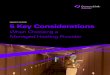 WHITE PAPER 5 Key Considerations - CenturyLink€¦ · Consideration #1: 4 Price Consideration #2: Contract Terms Consideration #3: Strategic Alignment Consideration #4: Performance