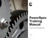 PowerSpec Training Manual - Cummins Inc. · • 2007 engine products (ISX, ISM, ISL, ISC, ISB), ... Clicking the engine icon will display information including the engine type, ECM