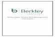 White Paper: Excess Soils Management Framework › wp-content › uploads › 2020 › 02 › ... · Berkley Canada White Paper develop site-specific excess soil quality standards