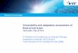 Vulnerability and adaptation assessment of flood …...Vulnerability and adaptation assessment of flood prone areas Test case: City of Pori 2nd Nordic Int’l Conference on Climate
