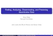 Finding, Analyzing, Disseminating, and Preserving ... · Finding, Analyzing, Disseminating, and Preserving Quantitative Data Gary King ... Titles of books and articles change unpredictably,