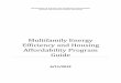 Multifamily Energy Efficiency and Housing Affordability ... · conservation improvements in multifamily buildings, implementation of energy efficiency programs, industry standards